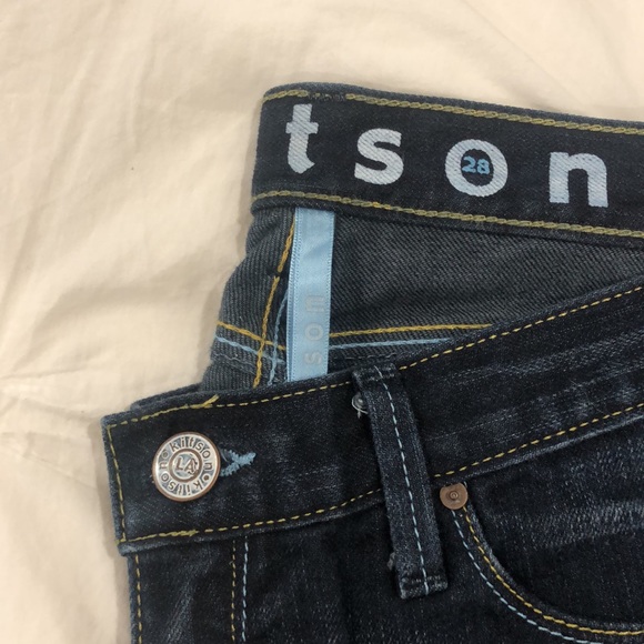 Kitson LA Dark Wash Low Rise Bootcut Jeans (Size 28) - Picture 2 of 6